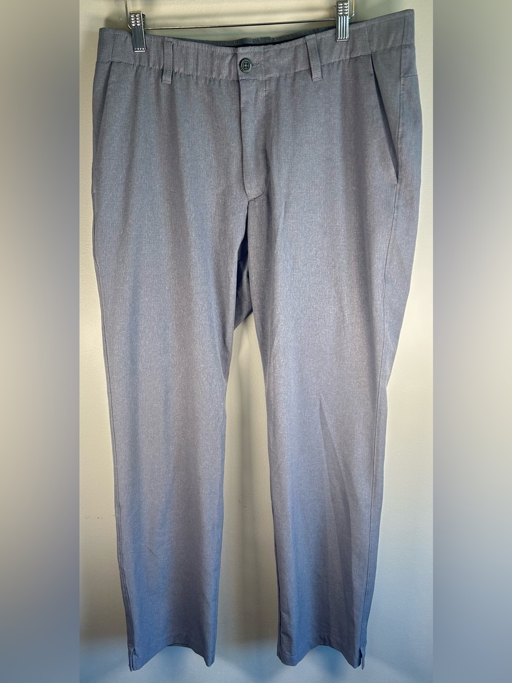 Under Armour Showdown Men’s Vented Golf Pants 36X32 Heathered Gray EUC Like New